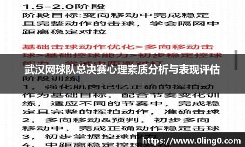 武汉网球队总决赛心理素质分析与表现评估