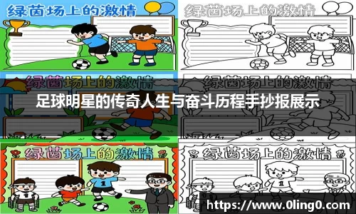 足球明星的传奇人生与奋斗历程手抄报展示